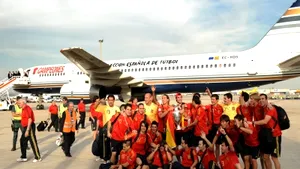 Naţionala Spaniei, campioana Europei, a revenit la Madrid (Galerie foto)
