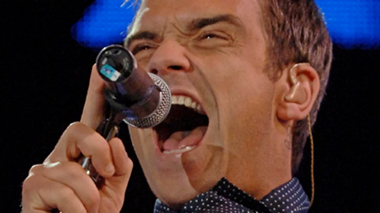 Concertul de revenire a lui Robbie Williams, în direct la The Light Cinema din Bucureşti