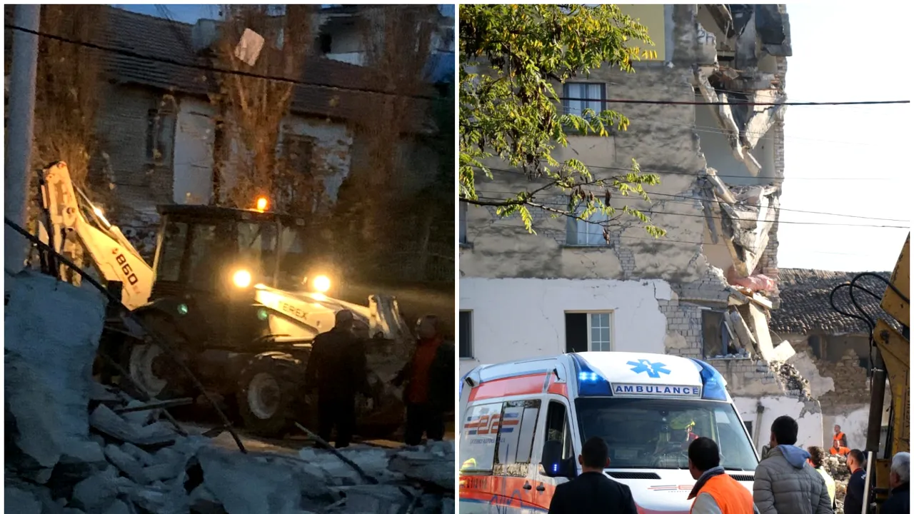 Cutremur puternic, cu magnitudinea de 6.4 în Albania. Cel puţin 21 persoane au murit, iar alte 600 au fost rănite. FOTO, VIDEO