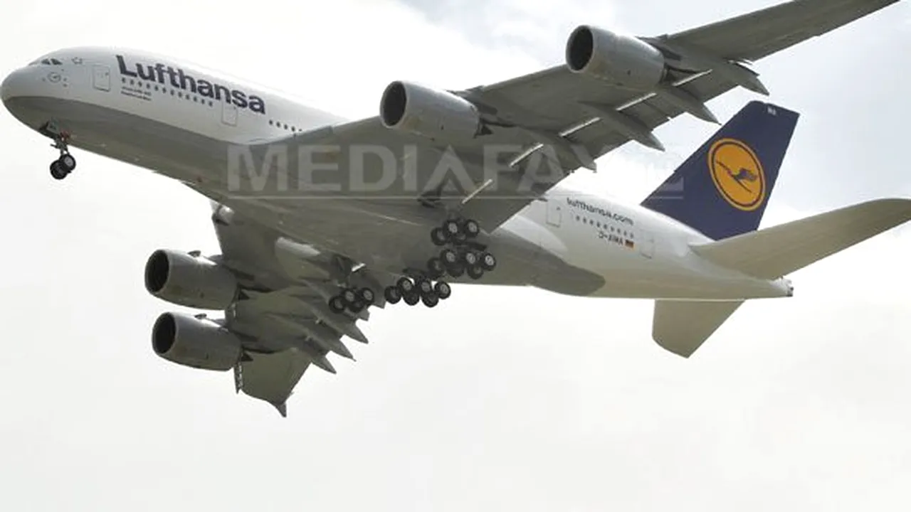 Aeronava Lufthansa care a aterizat de urgenţă la Constanţa îşi va relua cursa sâmbătă dimineaţă