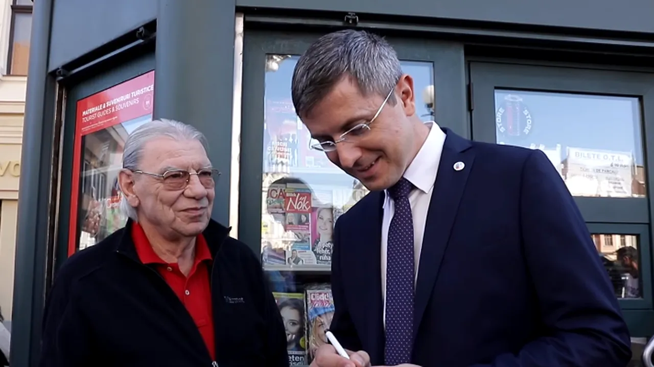 Dan Barna, criticat în online pentru că i-a dat un autograf lui Emeric Ienei/ Liderul USR dezminte „fake news-ul” - VIDEO