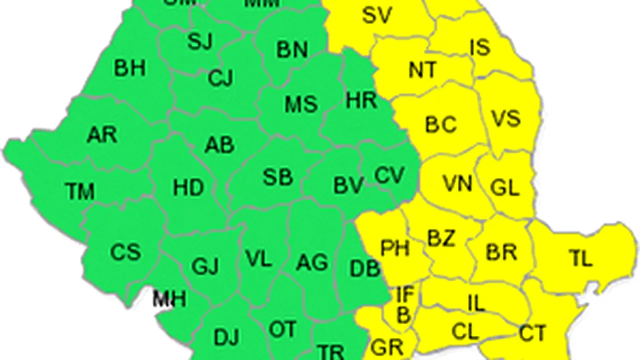 Romania Gets Code Yellow Warning For Snow, Strong Wind
