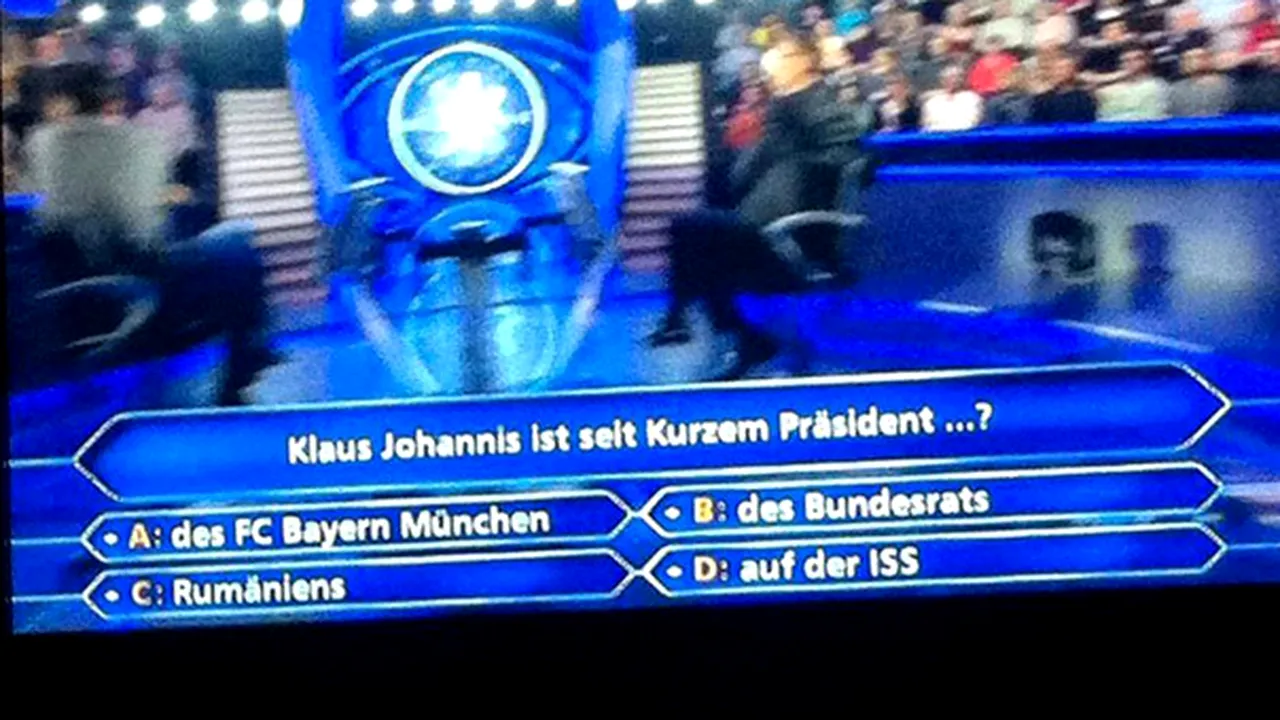 Klaus Iohannis, subiect de întrebare la emisiunea 