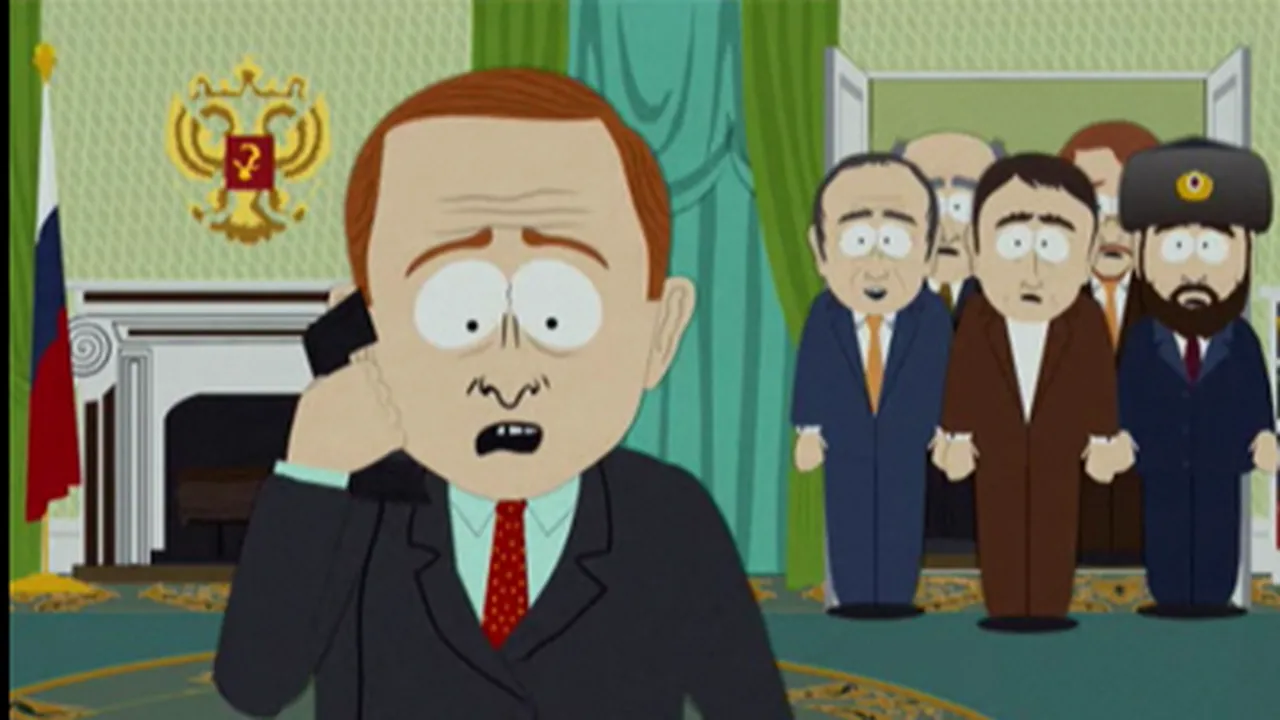O secvenţă cu Putin din South Park, cenzurată în Rusia