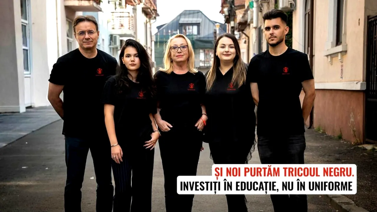 „Și noi purtăm tricoul negru” | Salvați Copiii, solidară cu protestul elevilor