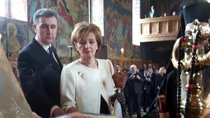 Prima regină a României a fost comemorată la biserica din Săvârşin. FOTO