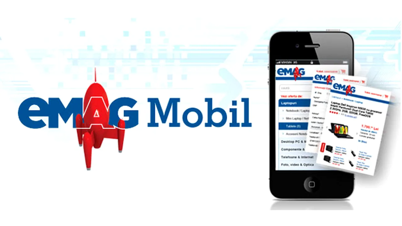 Aplicaţie de cumpărături pe telefonul mobil pentru clienţii eMAG