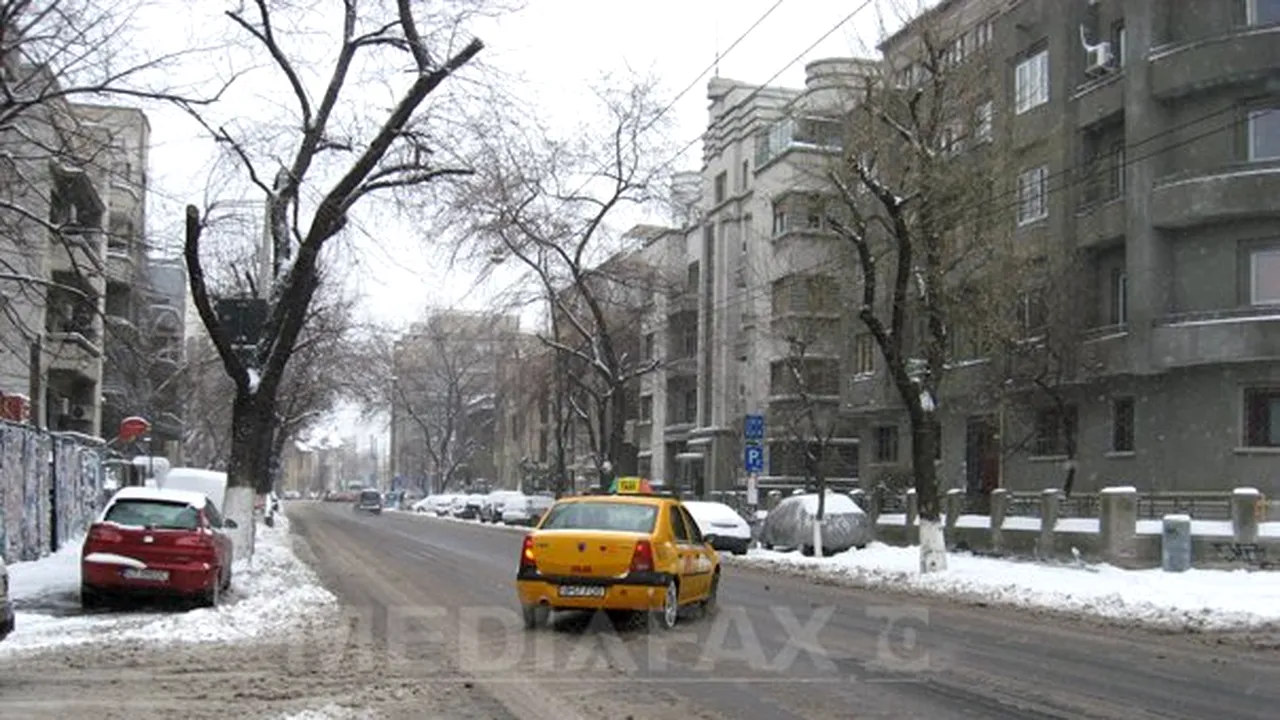 REPORTAJ: Câştiguri de sezon.Taximetriştii au câştigat în ultima săptămână cât într-o lună, datorită ninsorii