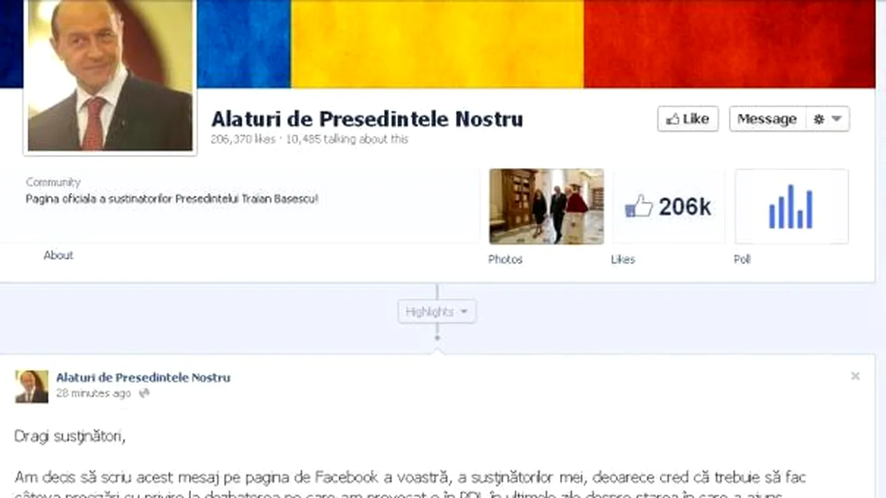 Băsescu: Nu pot avea dialog cu liderii PDL cât timp conducerea e asigurată de actuala echipă