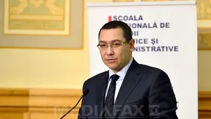 Ponta: Avem nevoie de două simboluri - biserica şi armata - pentru a ţine calea dreaptă