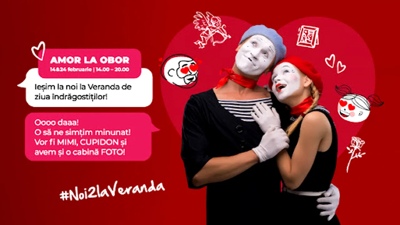 Activităţi de Valentine’s Day şi Dragobete la Veranda Mall: Împreună spunem „Te iubesc” 