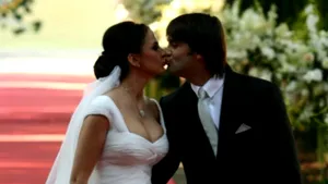 Cristian Chivu şi Adelina Elisei s-au căsătorit religios (Galerie foto)