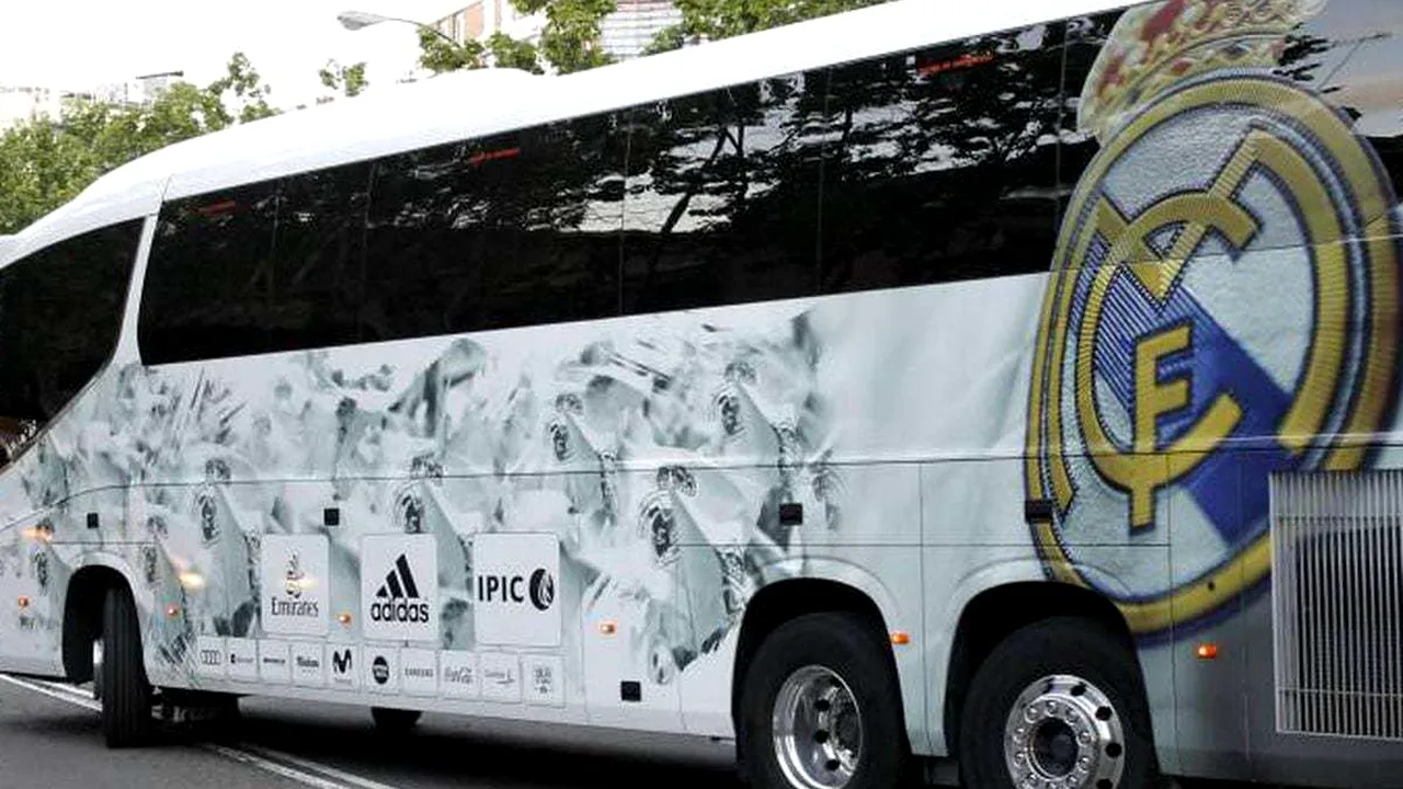 Autocarul lui Real Madrid, implicat într-un accident pe autostradă în drum spre meciul cu Leipzig 