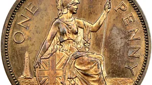 O monedă din aur rară, care nu trebuia să existe, vândută pentru 1 milion de lire sterline. FOTO