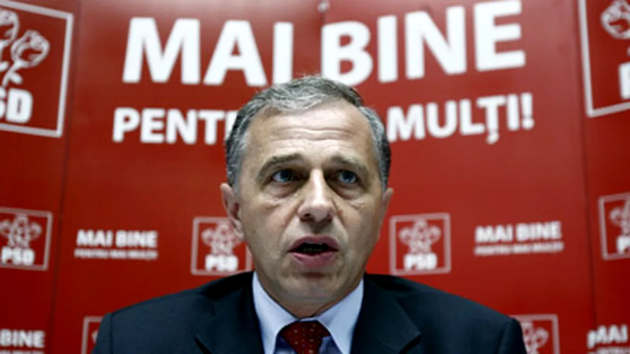 Geoană: PSD analizează posibilitatea depunerii unei moţiuni de cenzură