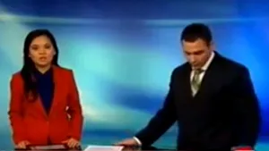 Prima prestaţie a unui proaspăt prezentator de ştiri: A înjurat în direct! 