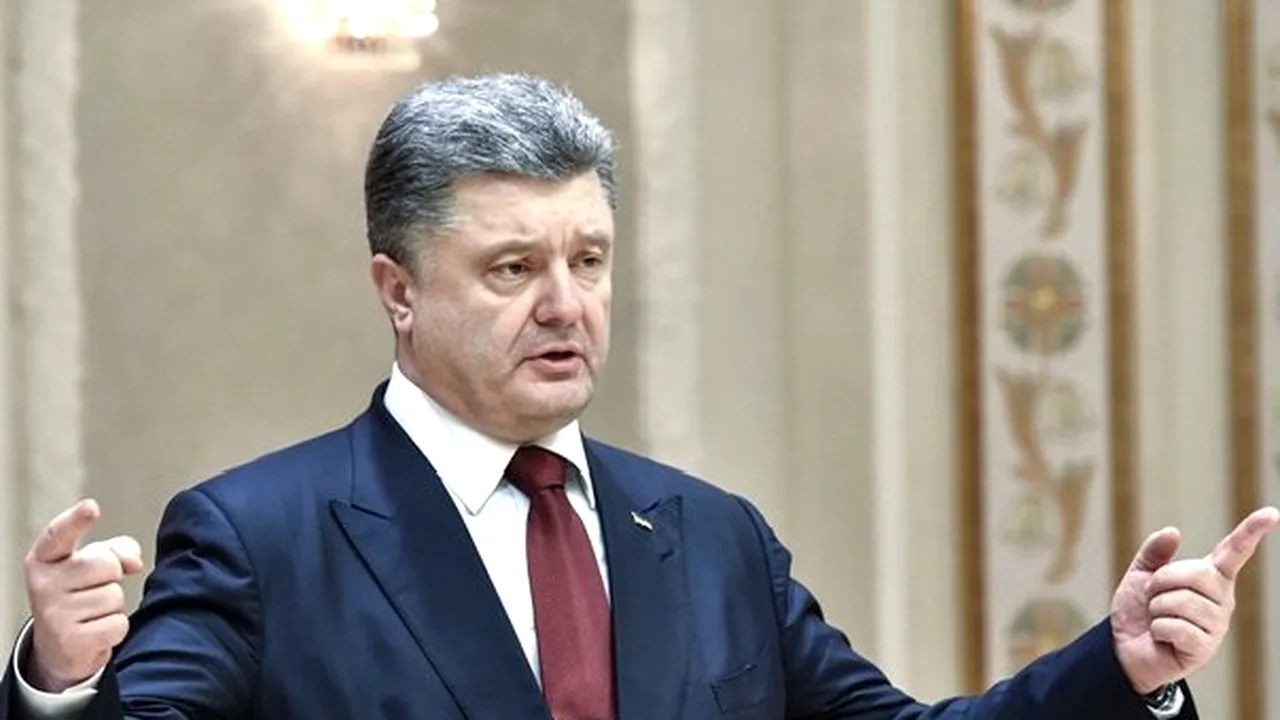 Petro Poroşenko vrea o misiune europeană de pace în estul Ucrainei