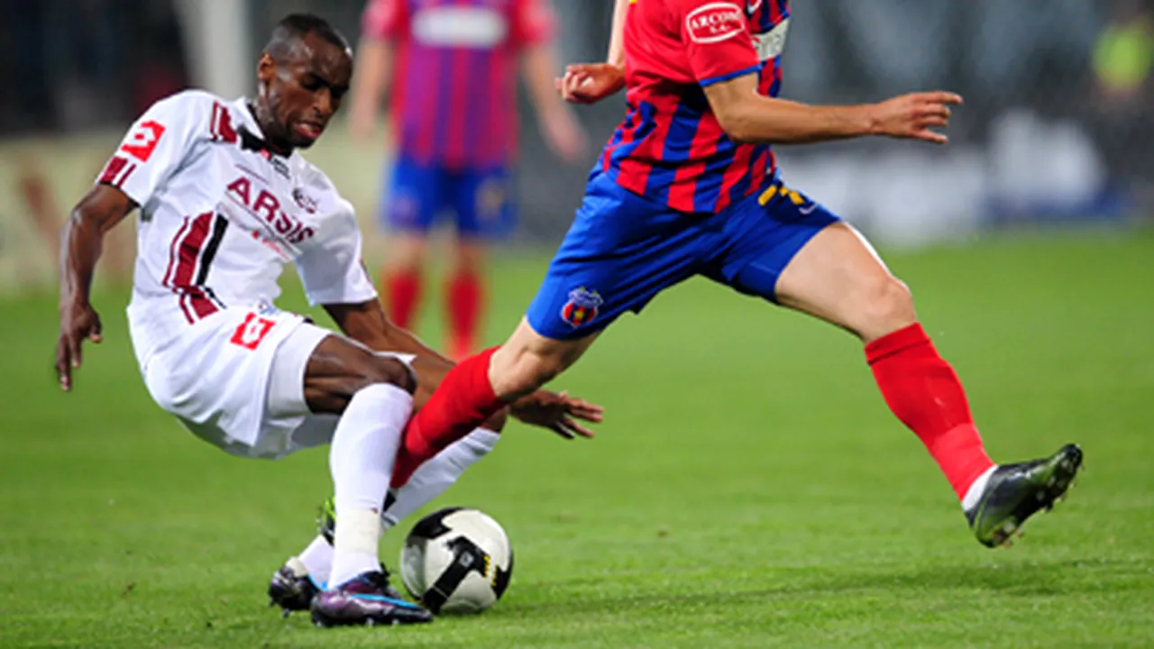Rapid a câştigat derbiul cu Steaua, scor 2-1