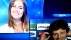 Leonardo şi-a cerut iubita în căsătorie la TV după tragerea la sorţi pentru Liga Campionilor - VIDEO