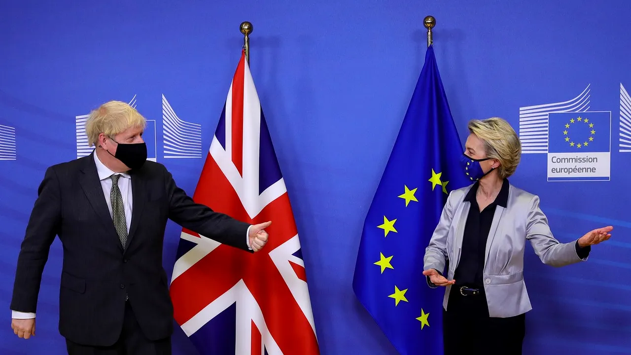 Tensiuni post-Brexit Marea Britanie-UE. Bruxellesul respinge ideea anulării Protocolului nord-irlandez