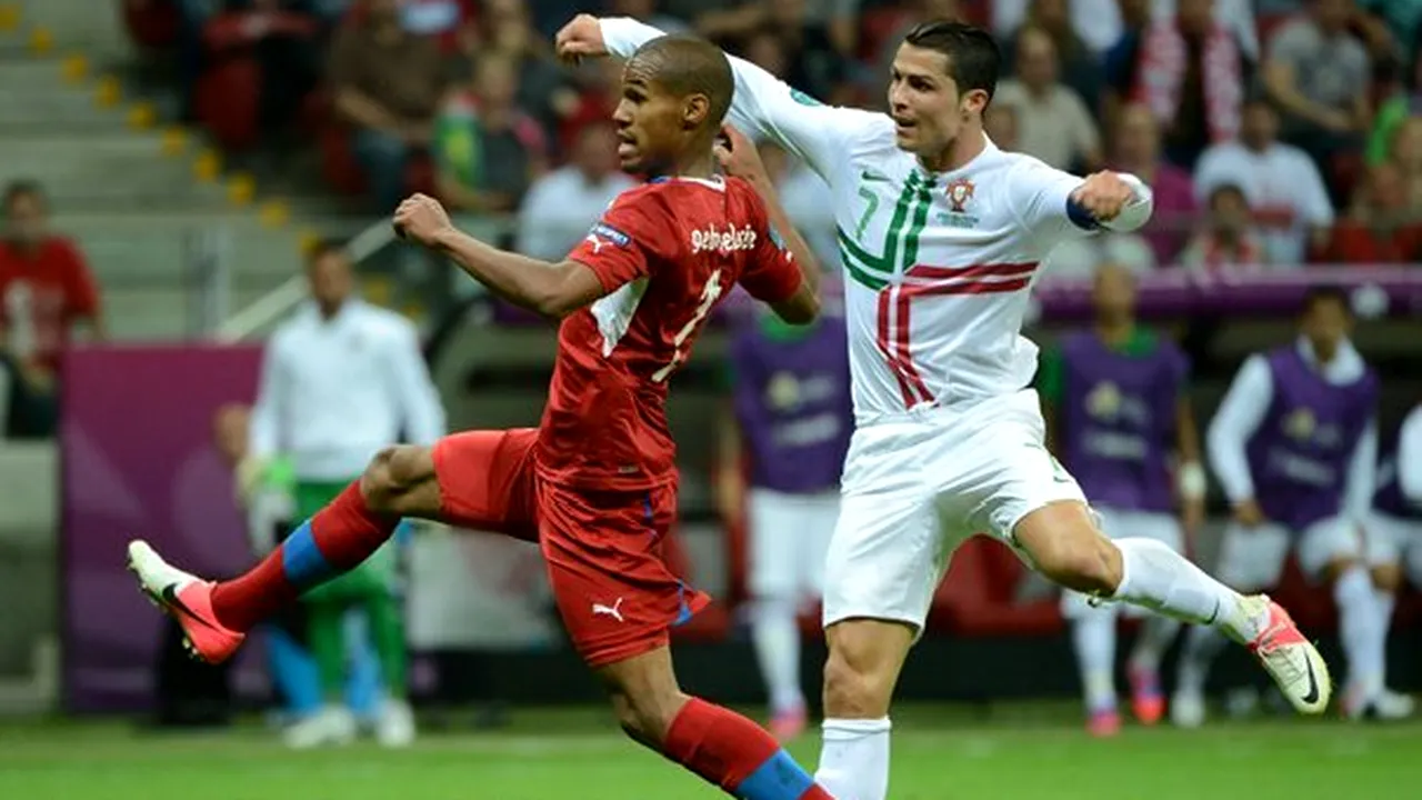 EURO 2012: Portugalia a învins Cehia, scor 1-0, şi s-a calificat în semifinale