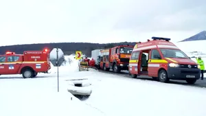 GALERIE FOTO, VIDEO Trei persoane au fost rănite în urma celor două accidente din judeţul Braşov 