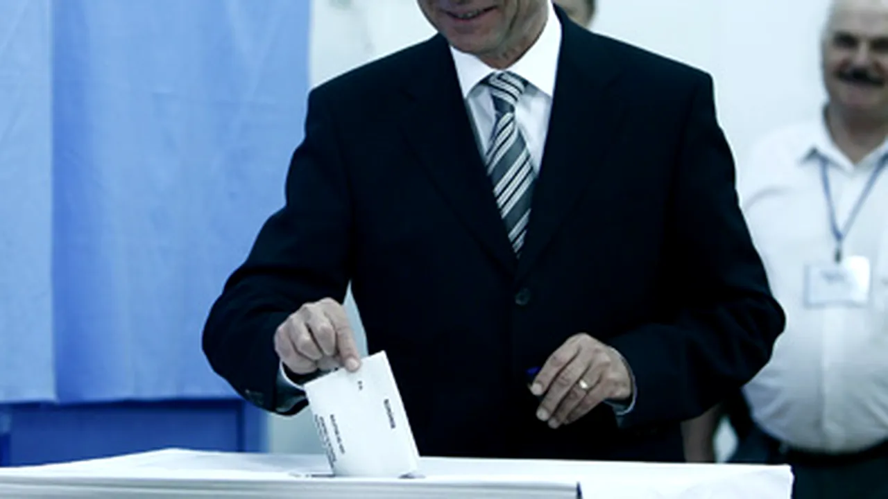 Băsescu:Am dat un mesaj către români să vină la vot - VIDEO