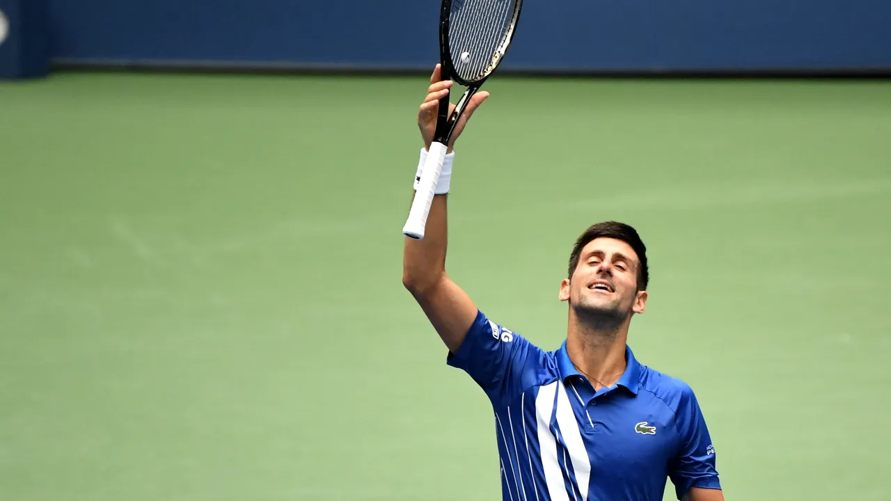 Novak Djokovic nu resimte presiunea turneului. Sârbul este principalul favorit la câştigarea US Open