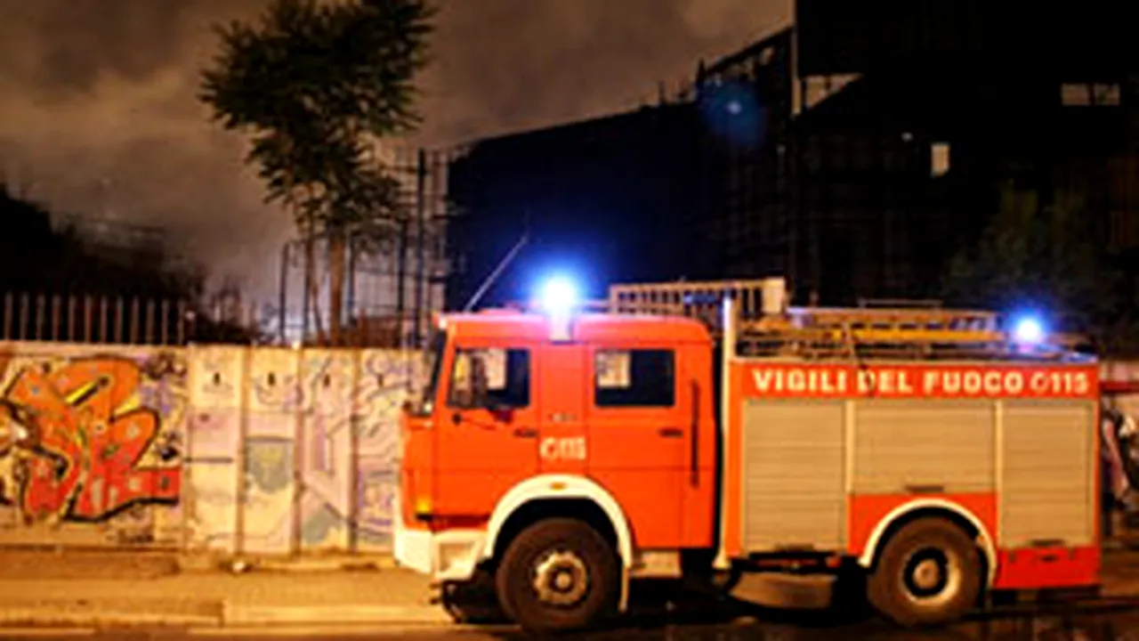 Incendiu la studiourile Cinecittà
