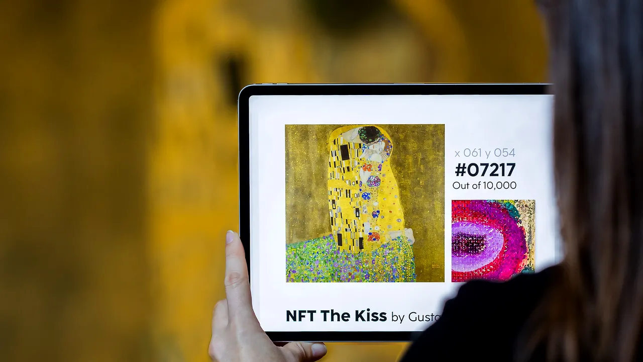 Last Chance to Register for NFTs of the digital Kiss by Gustav Klimt for Valentine’s Day