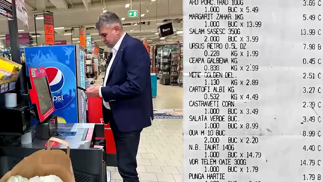Ce a cumpărat premierul cu 100 de lei: 