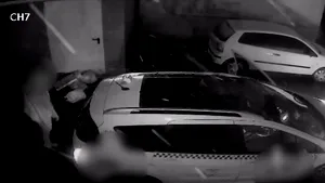 Un şofer de taxi din Galaţi a fost surprins de o cameră în timp ce arunca patru pungi. Ce au găsit poliţiştii în ele | VIDEO