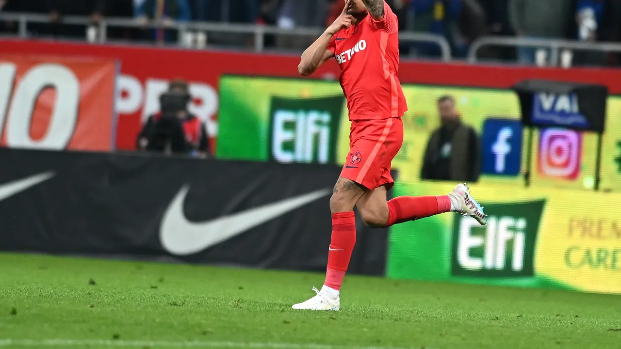 FCSB a scos-o pe CFR Cluj din lupta pentru titlu şi continuă cursa cu Farul