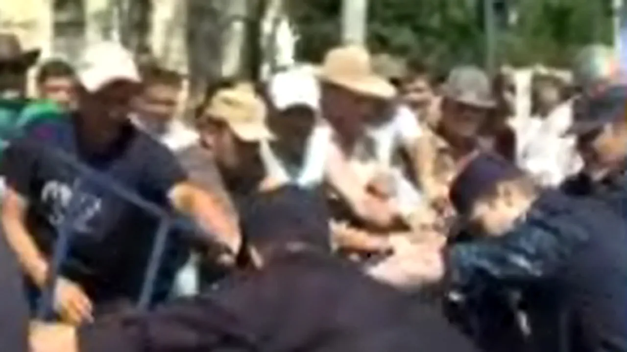 Peste 300 de agricultori au protestat în Capitală - VIDEO