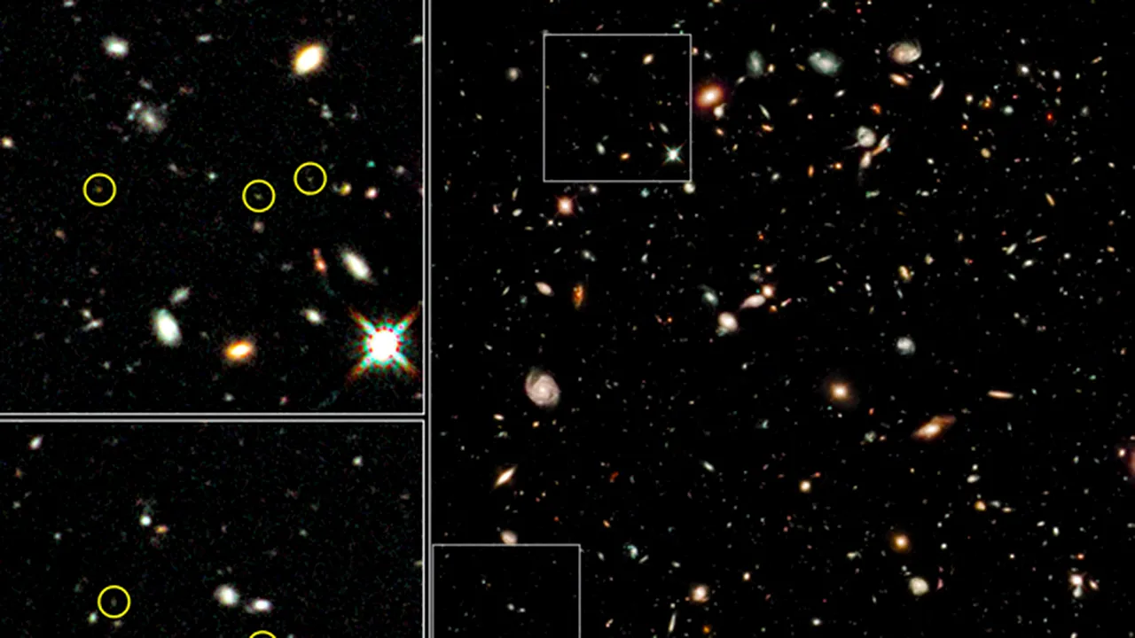 Hubble a descoperit cele mai vechi galaxii observate până în prezent