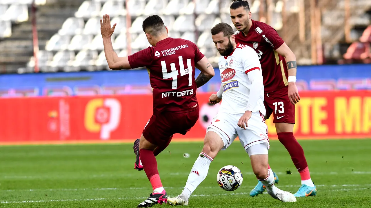 CFR Cluj învinge pe Sepsi Sfântu Gheorghe şi securizează poziţia secundă în play-off-ul Superligii