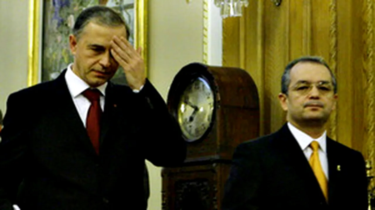 Romanian Social Democrat, Democrat Liberal Leaders Meet At Govt HQ