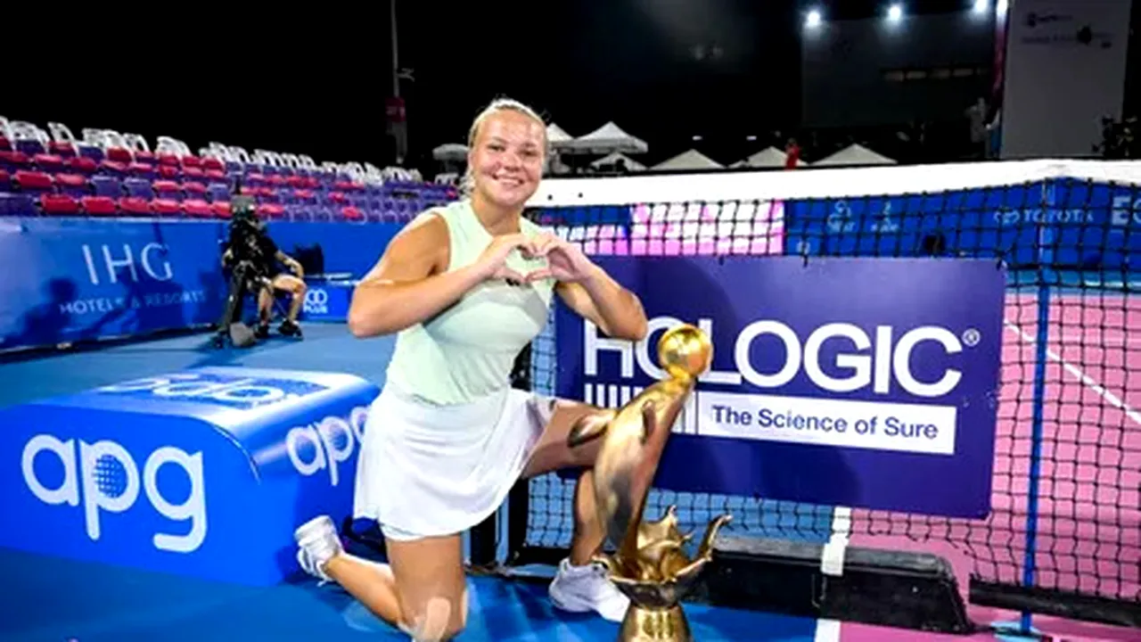 Diana Shnaider câştigă la 19 ani primul titlu WTA, în Thailanda