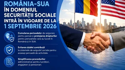 ECONOMIC Pensii din România și SUA. Intră în vigoare acordul care permite cumularea anilor de muncă din ambele state