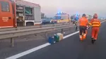Accident cu 4 autoturisme pe Autostrada Sibiu – Deva. Șase răniți, între care doi copii