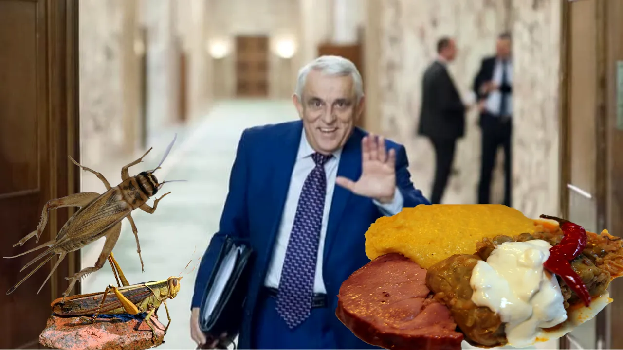Petre Daea, ministrul Agriculturii, nu vrea ca românii să consume insecte după noile 