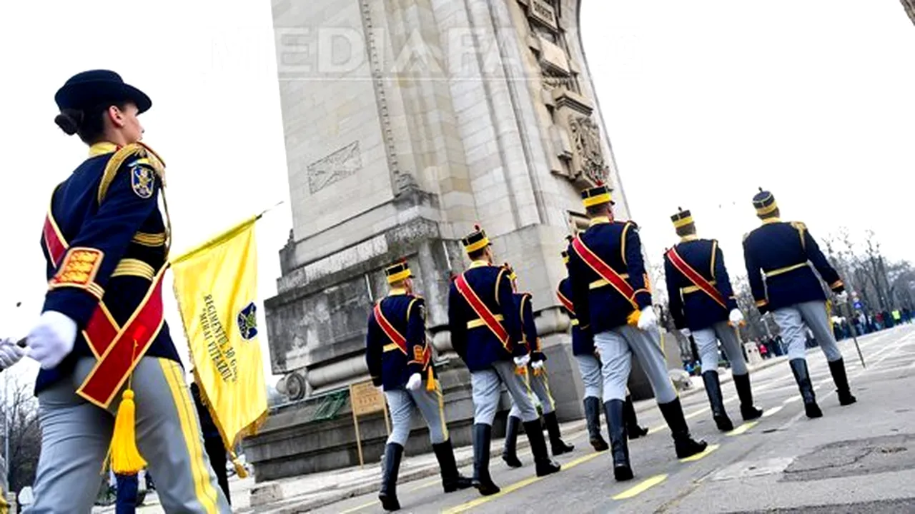 More Than 2,000 People Attending Romanian National Holiday Parade In Bucharest