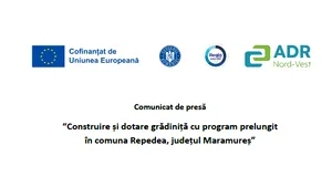 “Construire și dotare grădiniță cu program prelungit în comuna Repedea, județul Maramureș”