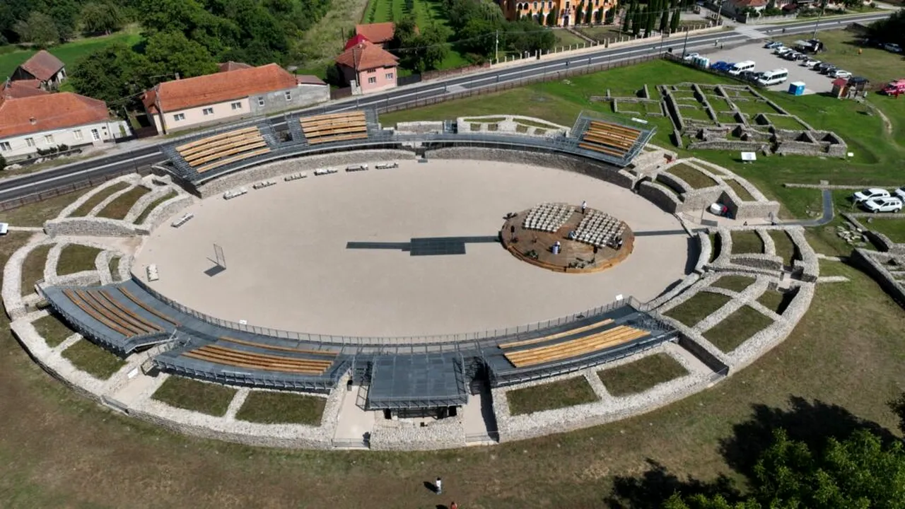 Amfiteatrul roman de la Ulpia Traiana Sarmizegetusa a fost redeschis publicului