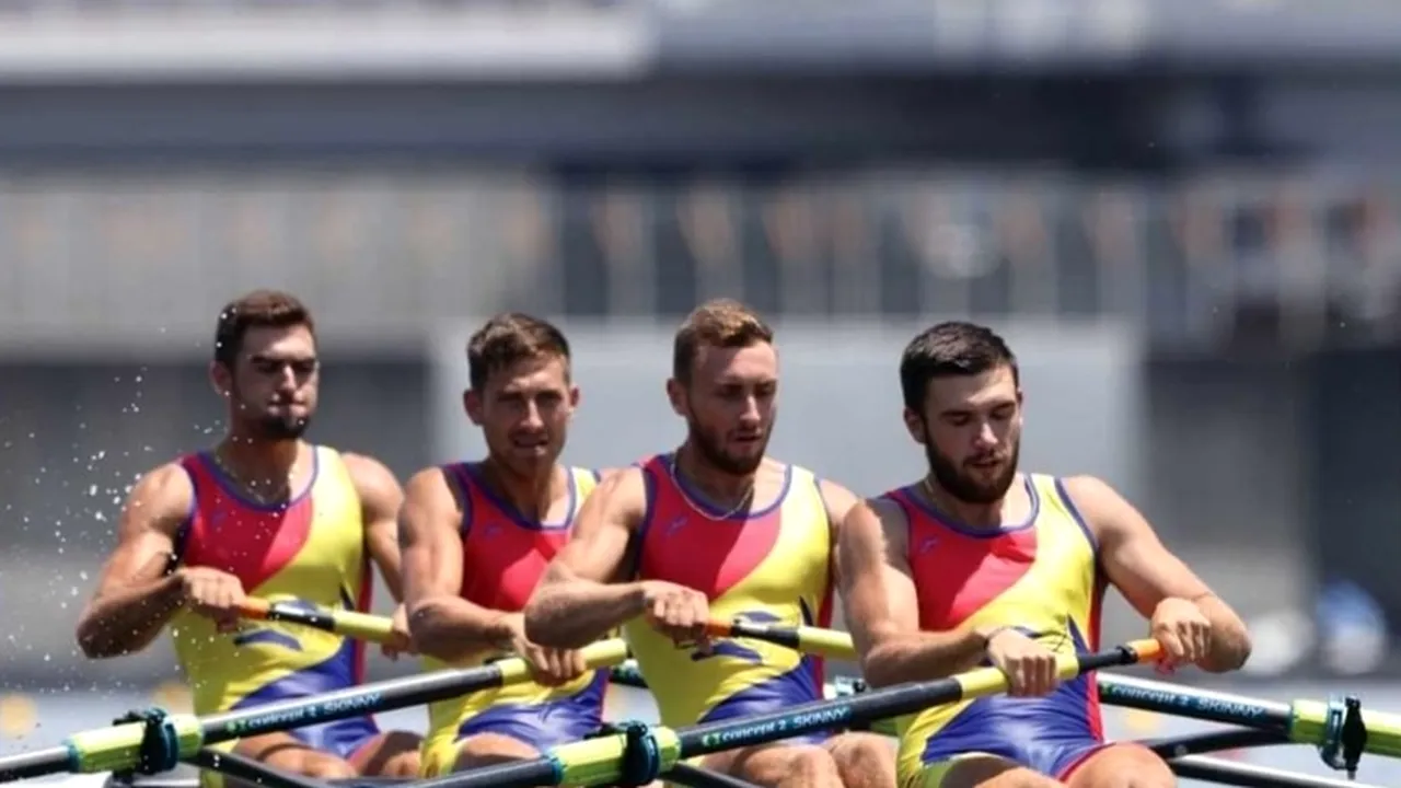 Jocurile Olimpice. A doua medalie la canotaj pentru România: argint în proba de patru rame masculin 