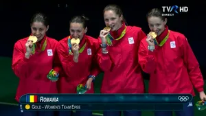 Echipa feminină de spadă cucereşte PRIMA MEDALIE DE AUR pentru România la Jocurile Olimpice de la Rio