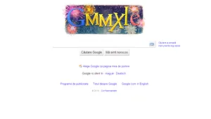 Google celebrează sosirea noului an printr-un logo special