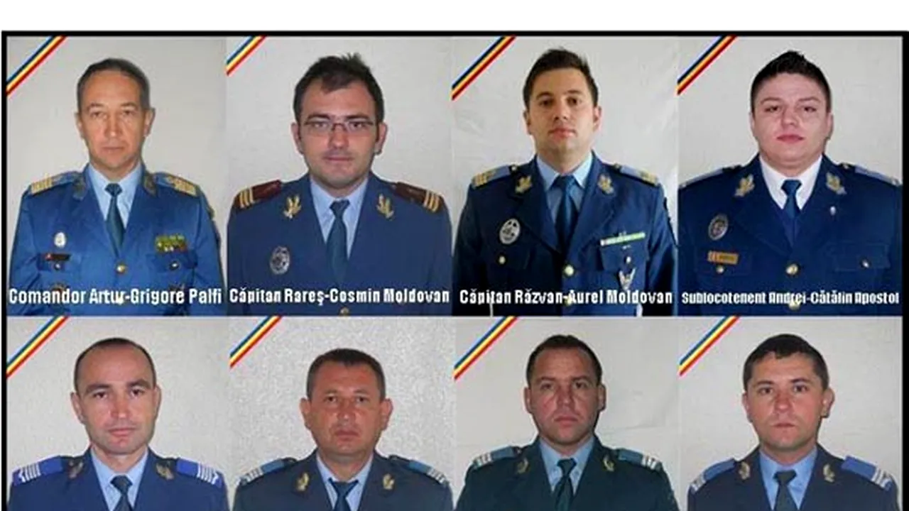 Accidentul aviatic din judeţul Sibiu: MApN anunţă identitatea celor zece victime - FOTO