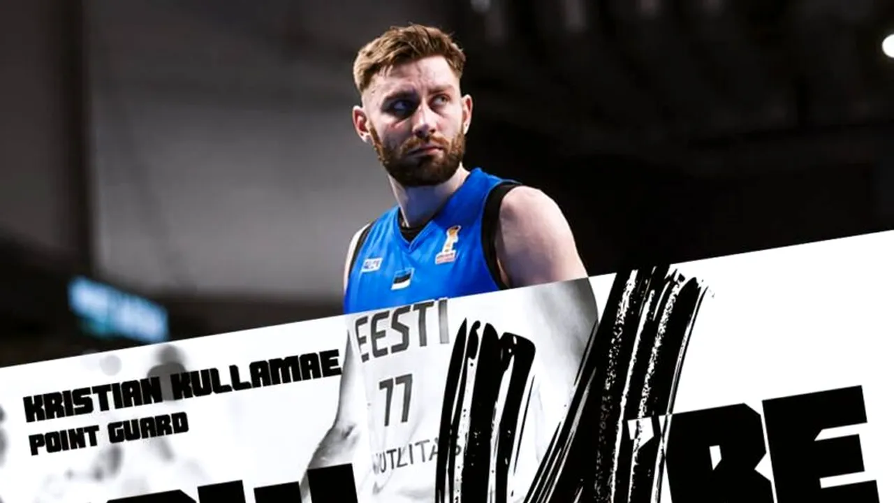 U-BT Cluj-Napoca a transferat un titular al naționalei Estoniei. Kristian Kullamäe a semnat cu campioana României