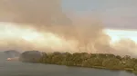 Incendiul din Chilia Veche: Intervenție din aer, de pe mare și terestru pentru stingerea focului